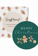 Snuggle Hunny Kids Snuggle Hunny Gingerbread Reversible Single Milestone Card