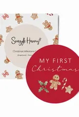 Snuggle Hunny Kids Snuggle Hunny Gingerbread Reversible Single Milestone Card