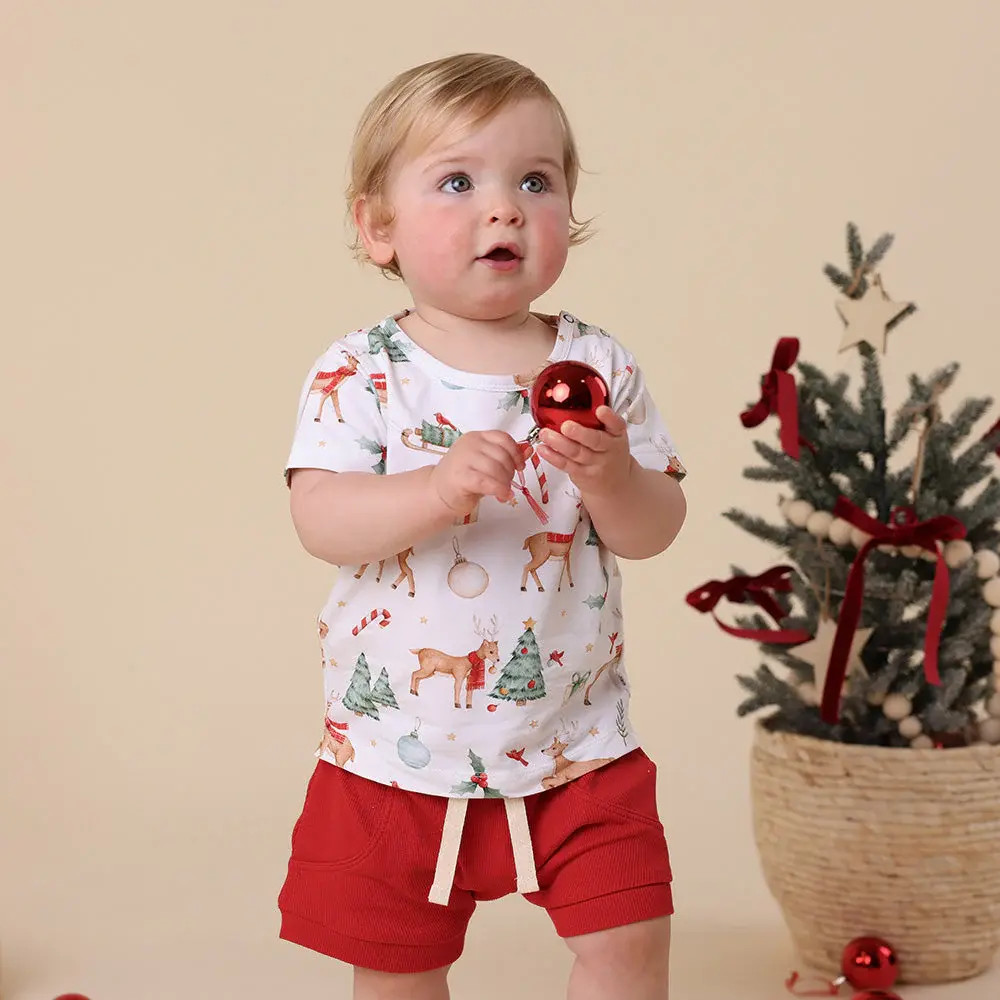 Snuggle Hunny Kids Snuggle Hunny Prancer & Friends Organic T-Shirt
