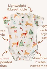 Snuggle Hunny Kids Snuggle Hunny Prancer & Friends Short Sleeve Organic Bodysuit
