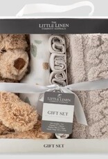 Little Linen Little Linen Boxed Gift Set Willow Bear