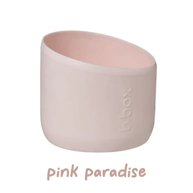 B.Box b.box 1L Insulated Flip Top Drink Bottle Bumper - Pink Paradise