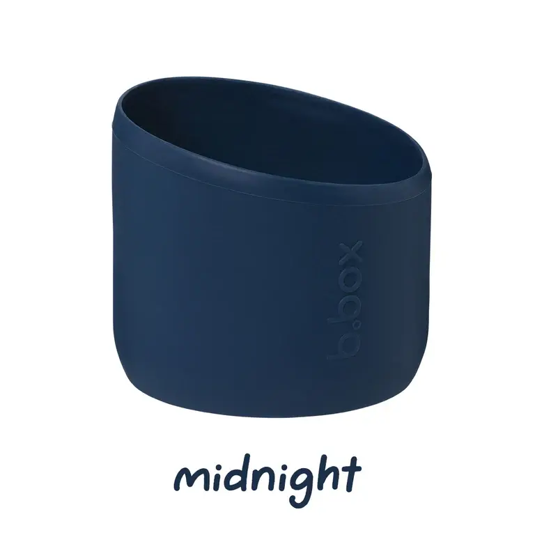 B.Box b.box 1L Insulated Flip Top Drink Bottle Bumper - Midnight