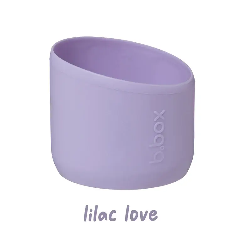 B.Box b.box 1L Insulated Flip Top Drink Bottle Bumper - Lilac Love