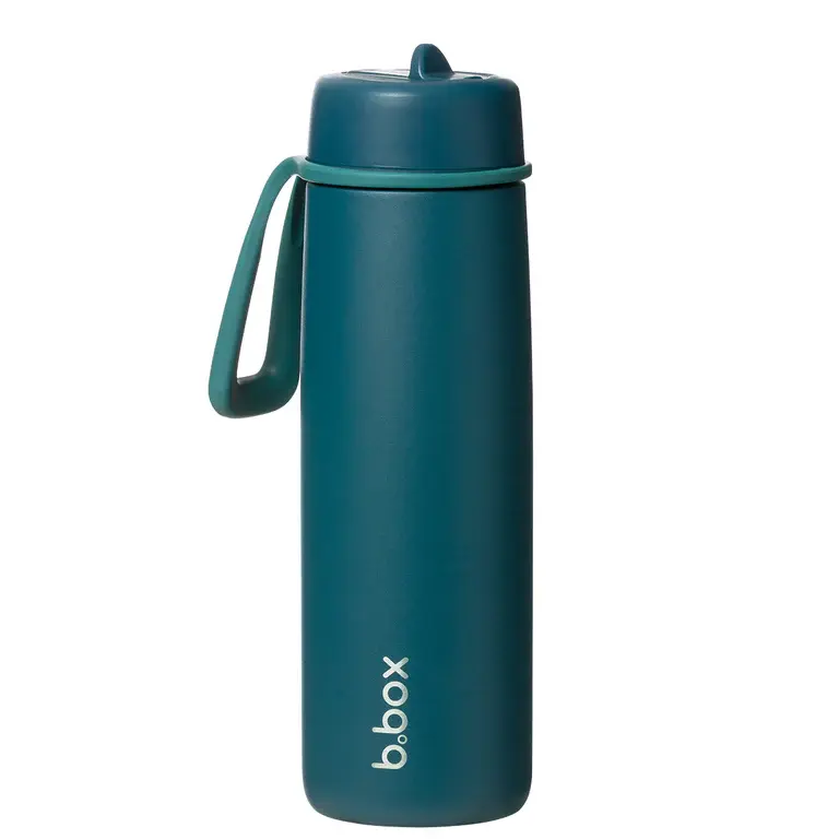B.Box b.box 690mL Insulated Flip Top Bottle - Sea Glass