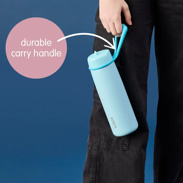 B.Box b.box 690mL Insulated Flip Top Bottle - Sea Glass