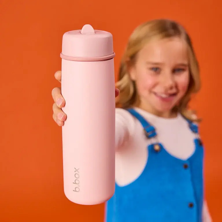B.Box b.box 690mL Insulated Flip Top Bottle - Blush Crush