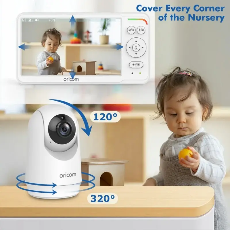 Oricom Oricom 6" Video Baby Monitor with Motorised Pan/Tilt