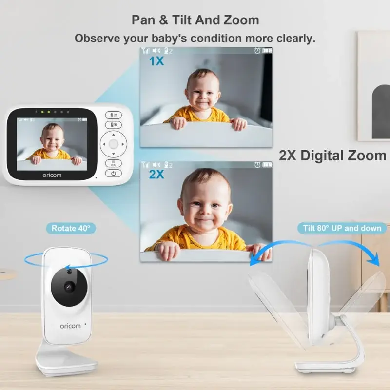Oricom Oricom 3.2” Video /Audio Baby Monitor