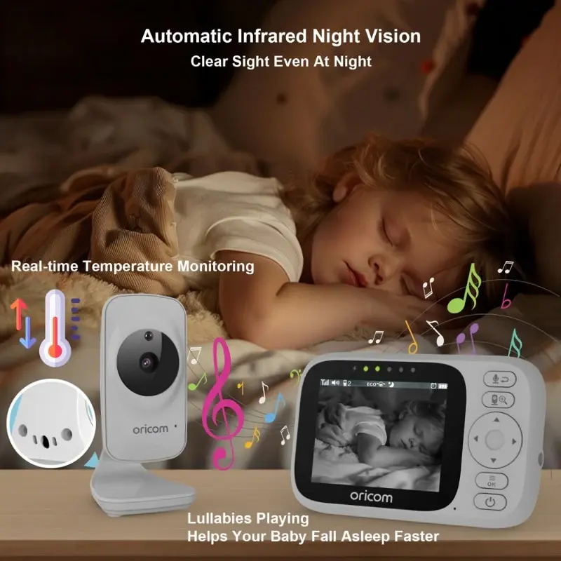Oricom Oricom 3.2” Video /Audio Baby Monitor