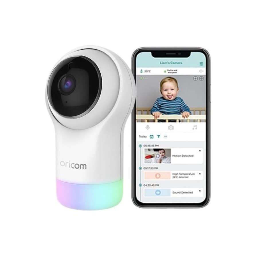 Oricom CU950 Smart HD Smart Video Baby Monitor with Motorised Pan-Tilt Camera