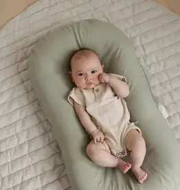 Linen Label Linen Label Baby Lounger Nest + Linen Cover | Soft Sage