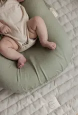 Linen Label Linen Label Baby Lounger Nest + Gingham Linen Cover | Soft Sage