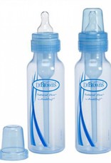 Dr Browns Dr Browns 250ml BOTTLE with LEVEL 1 TEAT - Narrow Neck “OPTIONS” - 2 PACK