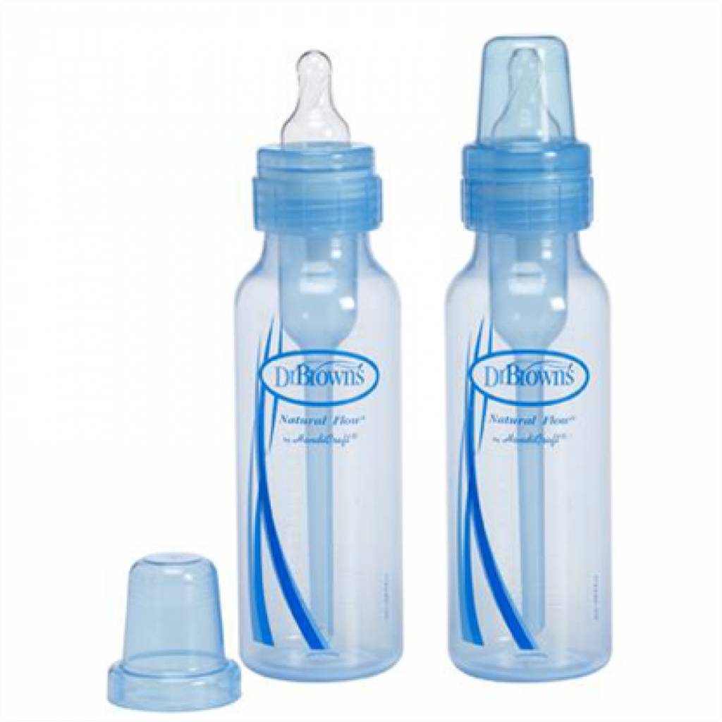 Dr Browns Dr Browns 250ml BOTTLE with LEVEL 1 TEAT - Narrow Neck “OPTIONS” - 2 PACK