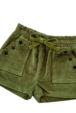 Ziggy Lou Ziggy Lou Cord Shorts Evergreen