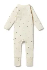 Wilson & Frenchie Wilson and Frenchy Bee Mine Organic Zipsuit with Feet
