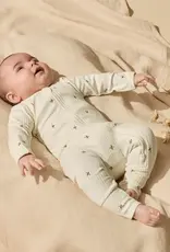 Wilson & Frenchie Wilson and Frenchy Bee Mine Organic Zipsuit with Feet