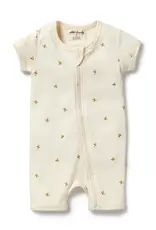 Wilson & Frenchy Wilson and Frenchy Bee Mine Organic Boyleg Zipsuit