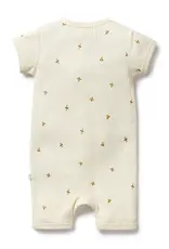 Wilson & Frenchie Wilson and Frenchy Bee Mine Organic Boyleg Zipsuit