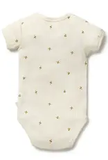 Wilson & Frenchy Wilson and Frenchy Bee Mine Organic Henley Bodysuit