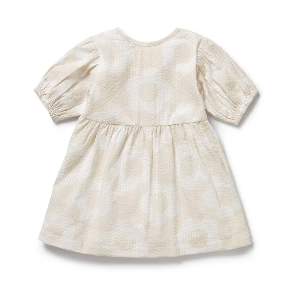 Wilson & Frenchie Wilson and Frenchy Daisy Bloom Organic Button Dress