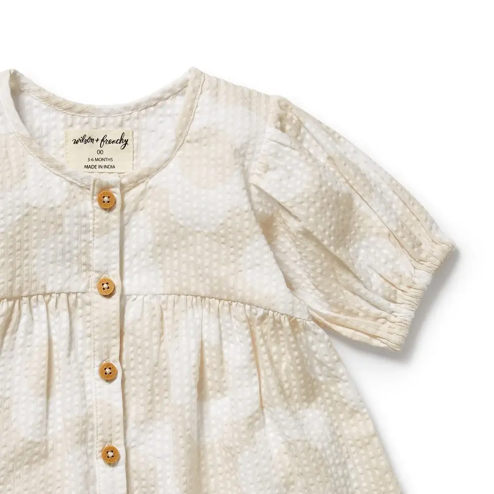 Wilson & Frenchy Wilson and Frenchy Daisy Bloom Organic Button Dress