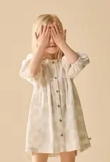 Wilson & Frenchie Wilson and Frenchy Daisy Bloom Organic Button Dress