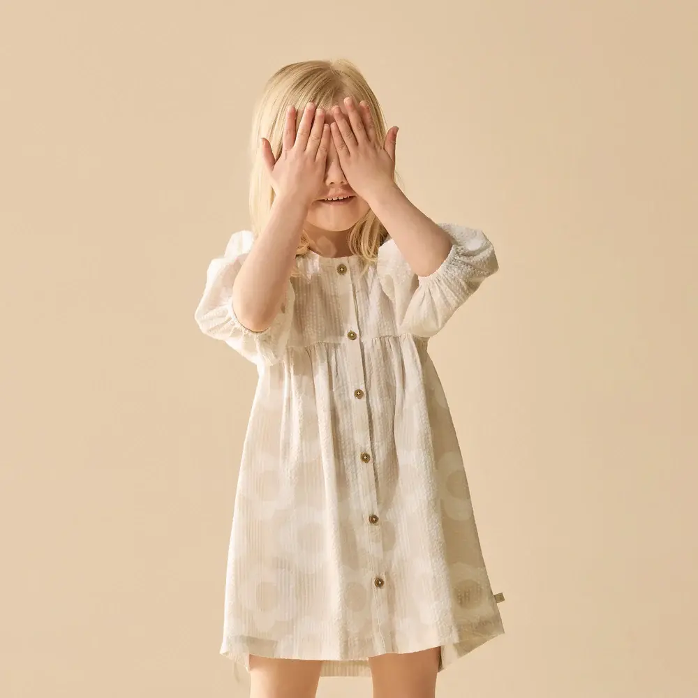 Wilson & Frenchy Wilson and Frenchy Daisy Bloom Organic Button Dress