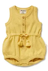 Wilson & Frenchie Wilson and Frenchy Sunny Sorbet Organic Knitted Tie Bodysuit