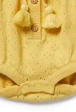 Wilson & Frenchie Wilson and Frenchy Sunny Sorbet Organic Knitted Tie Bodysuit