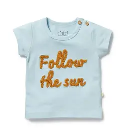 Wilson & Frenchie Wilson and Frenchy Follow the Sun Organic Tee