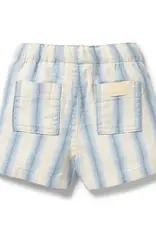 Wilson & Frenchie Wilson and Frenchy Deep Blue Stripe Organic Short