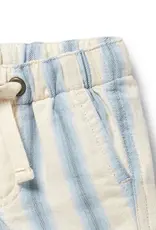 Wilson & Frenchie Wilson and Frenchy Deep Blue Stripe Organic Short