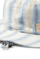 Wilson & Frenchie Wilson and Frenchy Deep Blue Stripe Organic Sun Hat