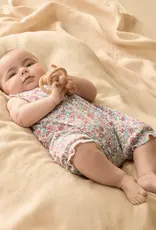 Wilson & Frenchie Wilson and Frenchy Summer Bloom Organic Ruffle Zipsuit