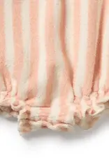 Wilson & Frenchie Wilson and Frenchy Strawberry Wave Organic Terry Tie Playsuit