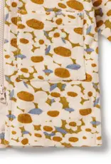 Wilson & Frenchie Wilson and Frenchy Flower Burst Organic Terry Hooded Towel