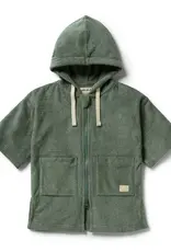 Wilson & Frenchie Wilson and Frenchy Moss Organic Terry Hooded Towel