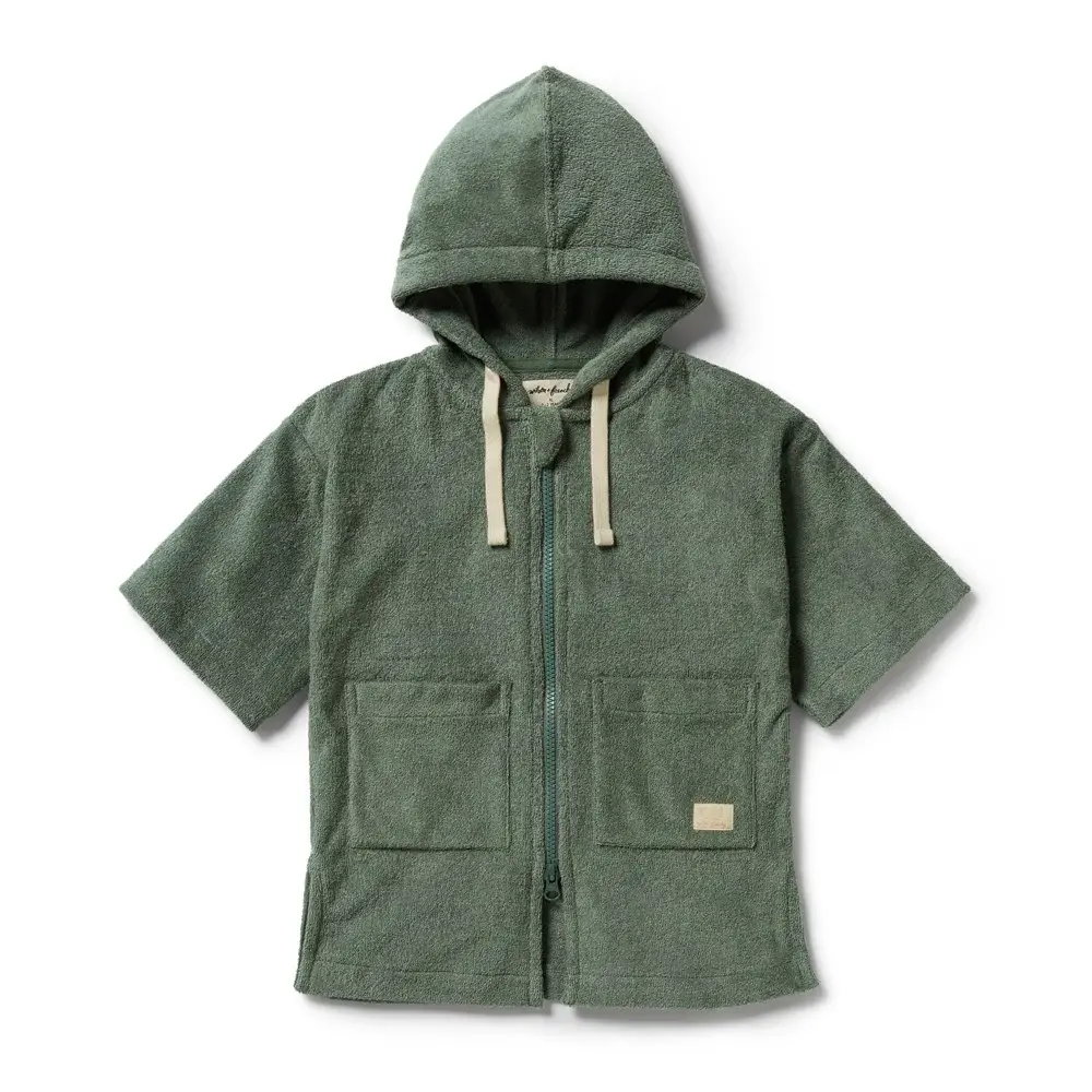 Wilson & Frenchie Wilson and Frenchy Moss Organic Terry Hooded Towel