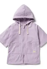 Wilson & Frenchie Wilson and Frenchy Lavender Shells Organic Terry Hooded Towel
