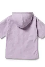 Wilson & Frenchie Wilson and Frenchy Lavender Shells Organic Terry Hooded Towel