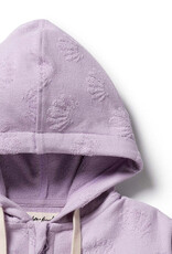Wilson & Frenchie Wilson and Frenchy Lavender Shells Organic Terry Hooded Towel