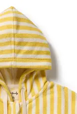 Wilson & Frenchie Wilson and Frenchy Honey Wave Organic Terry Hooded Towel