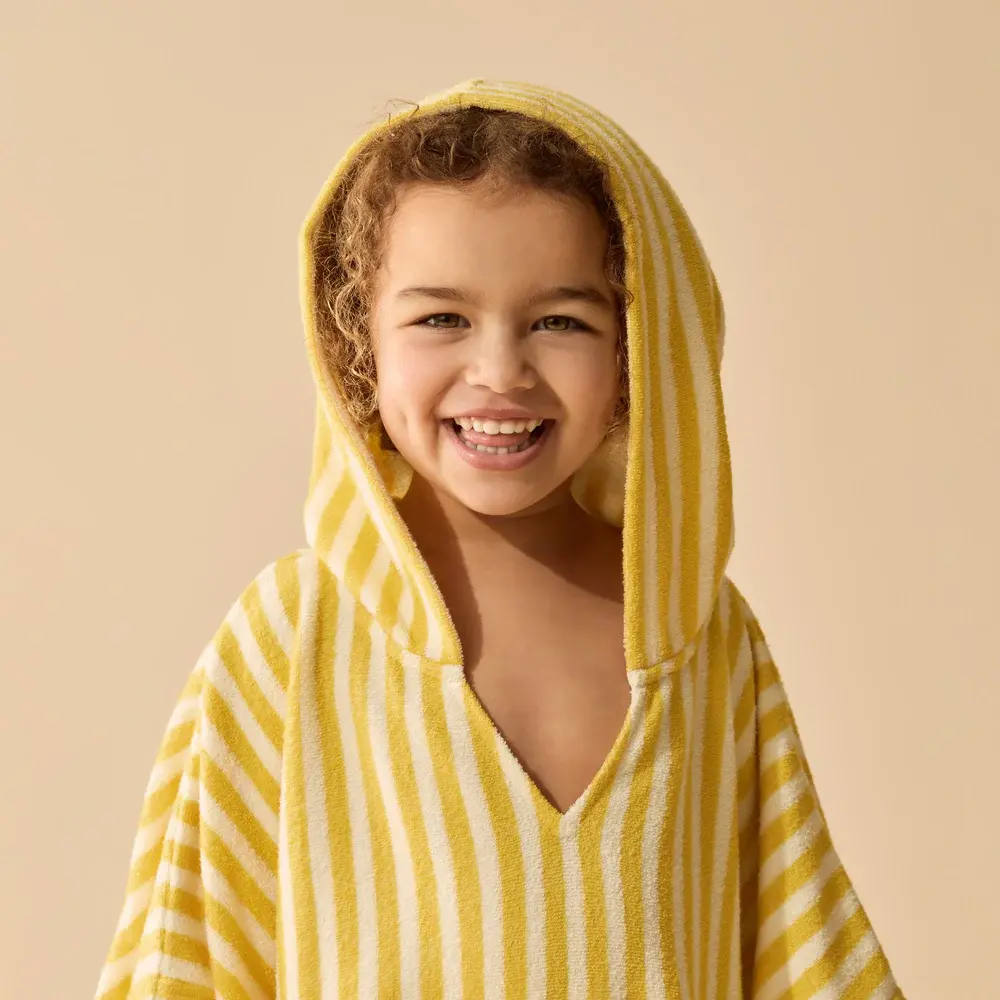 Wilson & Frenchie Wilson and Frenchy Honey Wave Organic Terry Hooded Towel