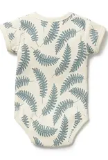 Wilson & Frenchie Wilson and Frenchy Little Fronds Organic Henley Bodysuit