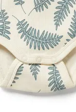 Wilson & Frenchie Wilson and Frenchy Little Fronds Organic Henley Bodysuit