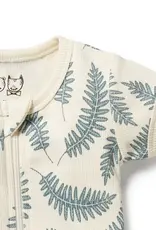 Wilson & Frenchie Wilson and Frenchy Little Fronds Organic Boyleg Zipsuit
