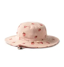 Wilson & Frenchie Wilson and Frenchy Strawberry Kisses Organic Sun Hat