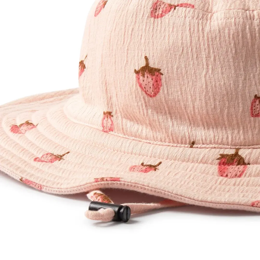 Wilson & Frenchie Wilson and Frenchy Strawberry Kisses Organic Sun Hat